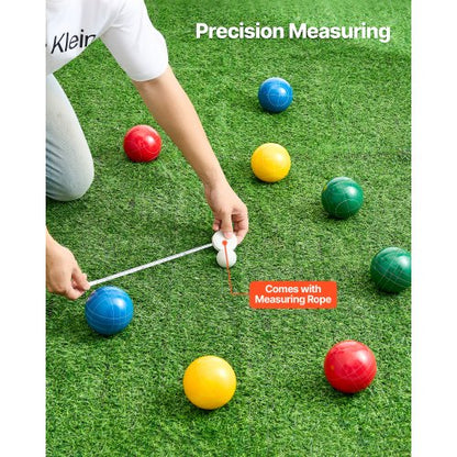 Boccia Ball Set Boccia Ball Game Set 90 mm 8 Resin Balls 4 Colors for the Beach | EU