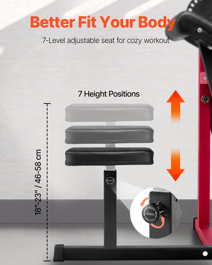 2 in 1 Preacher Curl Bench Bicep Curls och Triceps Extension Machine