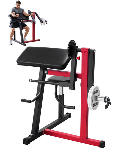 2 in 1 Preacher Curl Bench Bicep Curls och Triceps Extension Machine