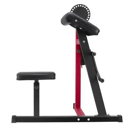 2 in 1 Preacher Curl Bench Bicep Curls och Triceps Extension Machine