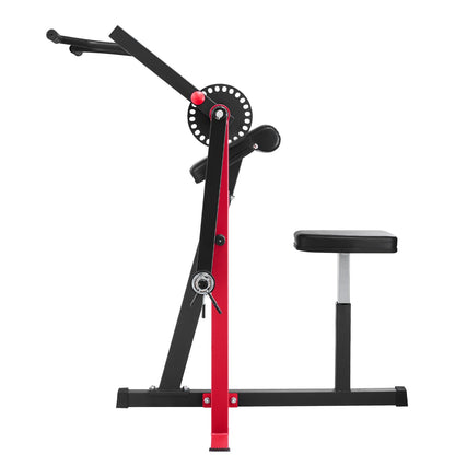 2 in 1 Preacher Curl Bench Bicep Curls och Triceps Extension Machine