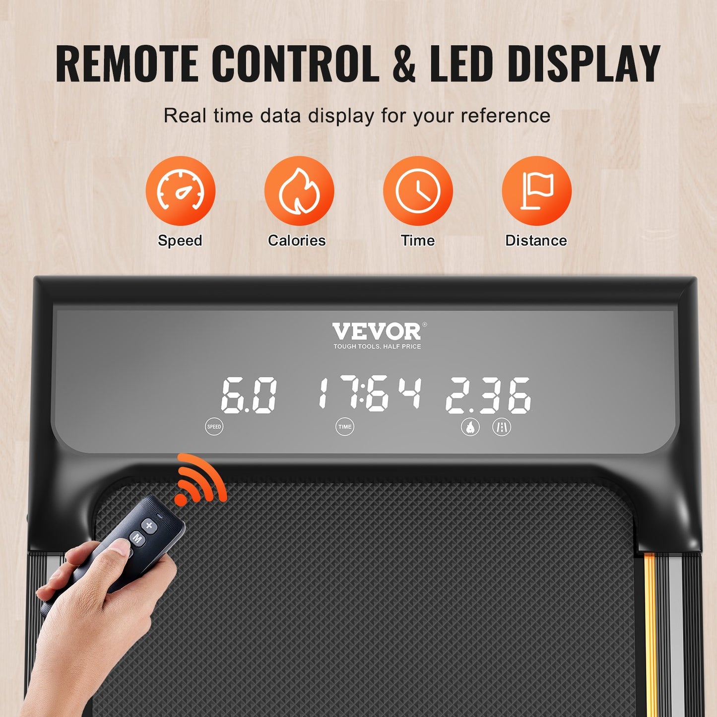 Walking Pad under skrivbordet Löpband med handtag för hemmakontoret