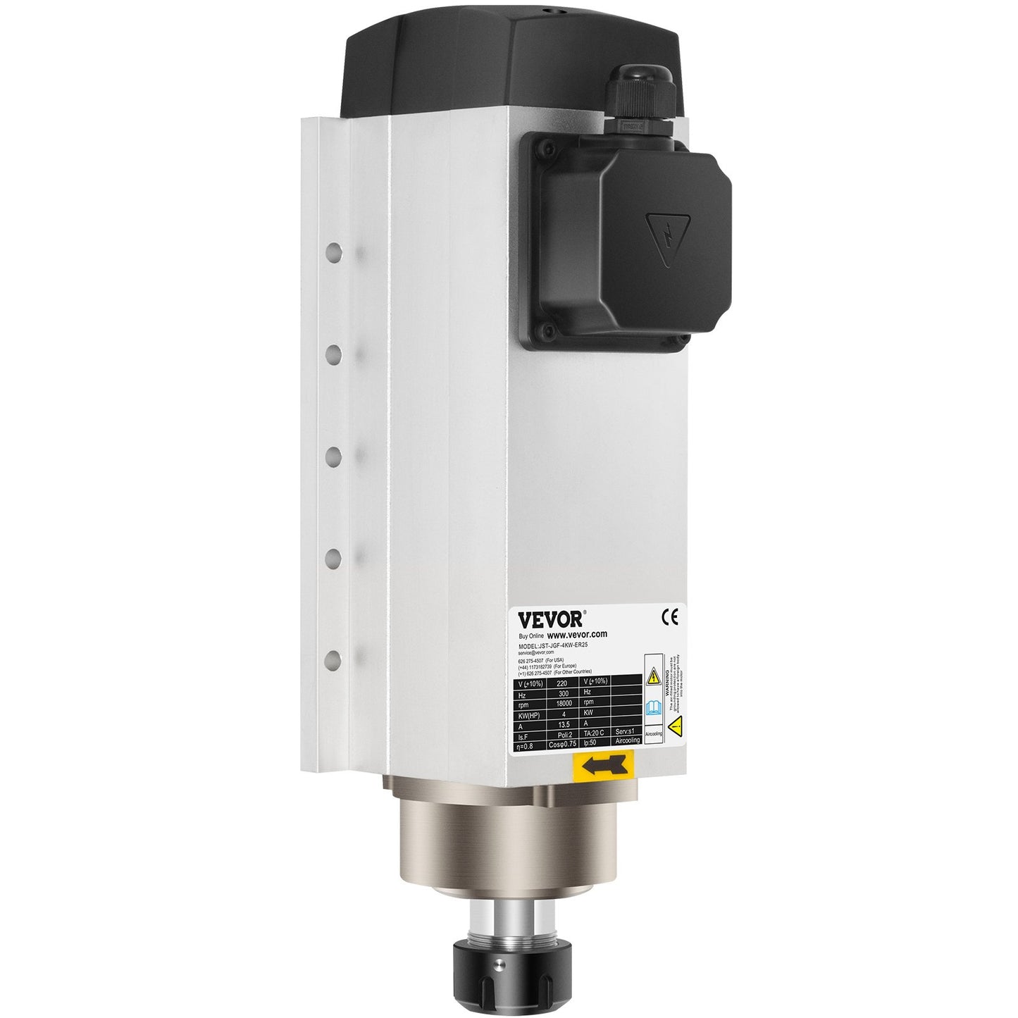 4KW 2220V luftgekühlter Spindelmotor ER25 CNC-Luftkühlungsspindelmotor für CNC-Gravierfräsmaschine