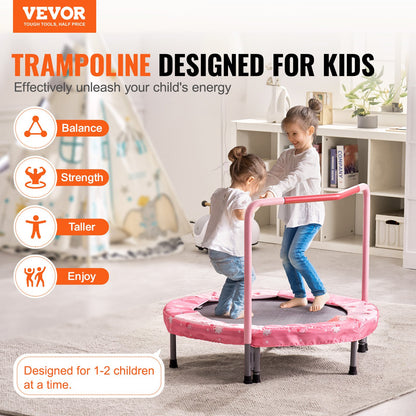 36" Trampolin für Kinder, faltbares Minitrampolin für Kleinkinder, für drinnen und draußen