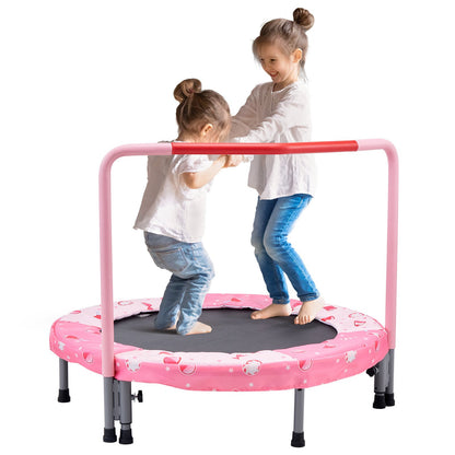 36" Trampolin für Kinder, faltbares Minitrampolin für Kleinkinder, für drinnen und draußen