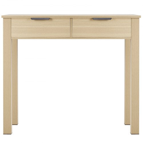Kleiner Schreibtisch mit Schublade Kinderschreibtisch fürs Schlafzimmer Schlichter Arbeitstisch helles Holz | EU