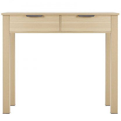 Kleiner Schreibtisch mit Schublade Kinderschreibtisch fürs Schlafzimmer Schlichter Arbeitstisch helles Holz | EU