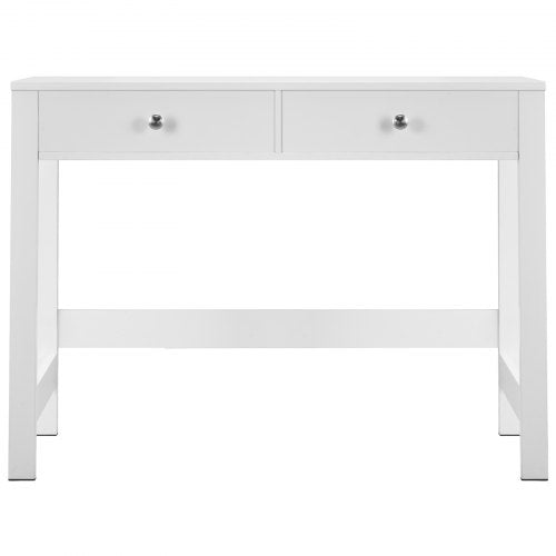 Litet skrivbord med lådor Barnskrivbord för sovrum Enkelt studiebord Vitt |  EU