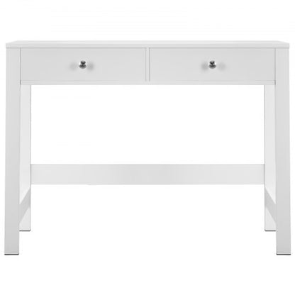 Litet skrivbord med lådor Barnskrivbord för sovrum Enkelt studiebord Vitt |  EU