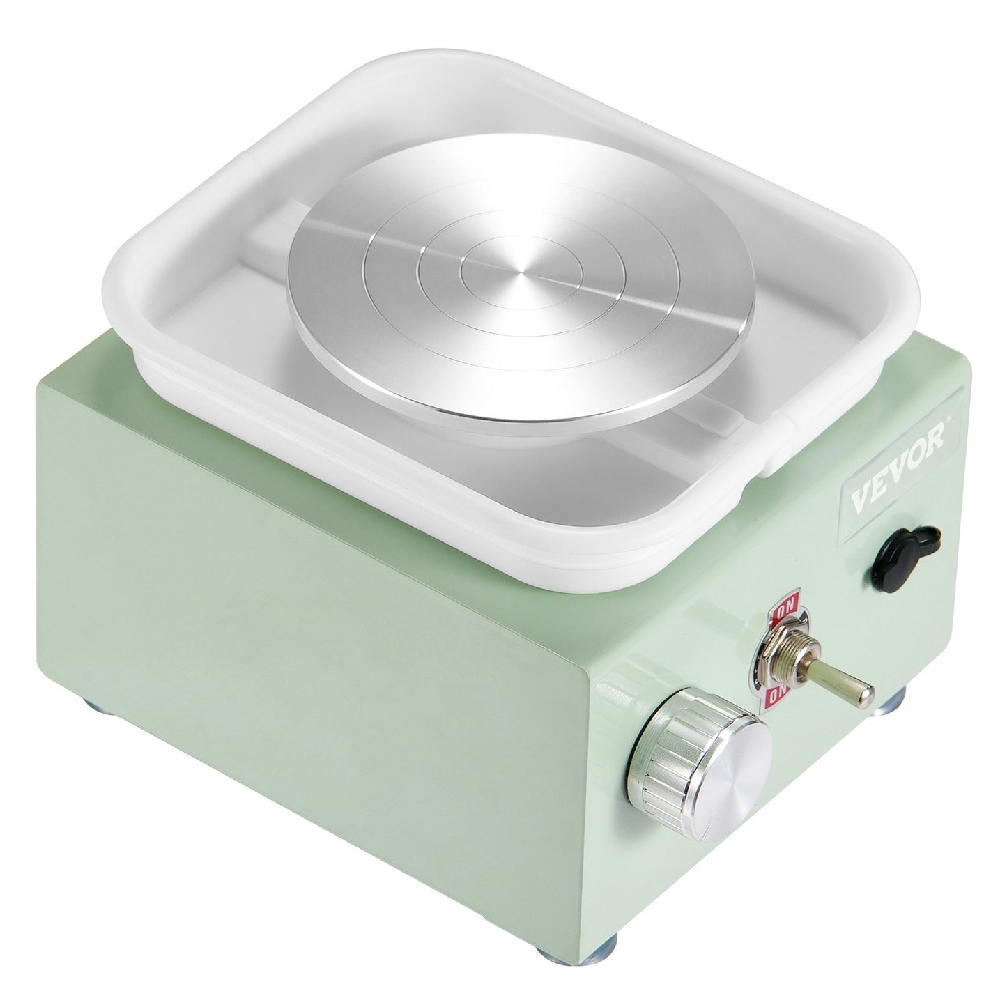 Mini-Keramikrad, elektrische Keramikradmaschine, 0–320 U/min Geschwindigkeit, grün