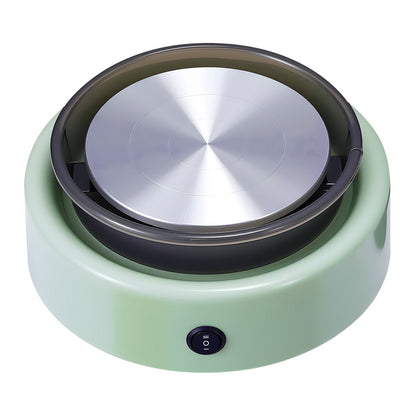 Mini Pottery Wheel, 6 inch Turntable, Forward and Reverse Rotation, Adjustable Speed, Electric Clay Wheel for Kids and Beginners, with Shaping Tools, for Home DIY, Pottery Classes, Green