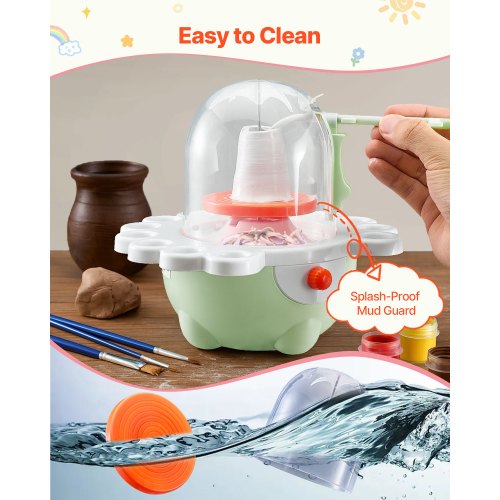 Mini-Keramik-Rad, elektrisches Tonrad für Kinder, 50 mm und 80 mm Drehteller | EU