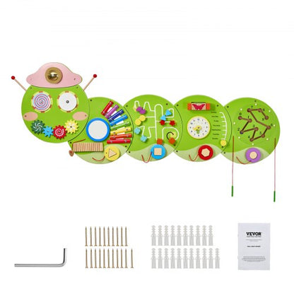 Caterpillar Activity Wall Busy Board Panels 12 Activities Sensory Wall Toy | EU