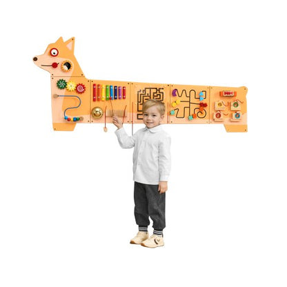 Valpaktivitetsvägg Upptagen tavla med paneler 12 aktiviteter Sensorisk väggpanel |  EU