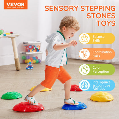 Kids Balance Stepping Stones Sensorisk hinderbana 6 ST Utomhus inomhus