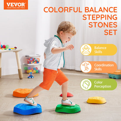 Kids Balance Stepping Stones Sensorisk hinderbana 5 ST Utomhus inomhus