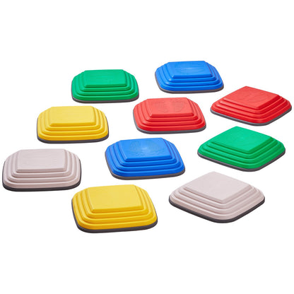 Kids Balance Stepping Stones Sensory Obstacle Course 10 PCS Outdoor Indoor