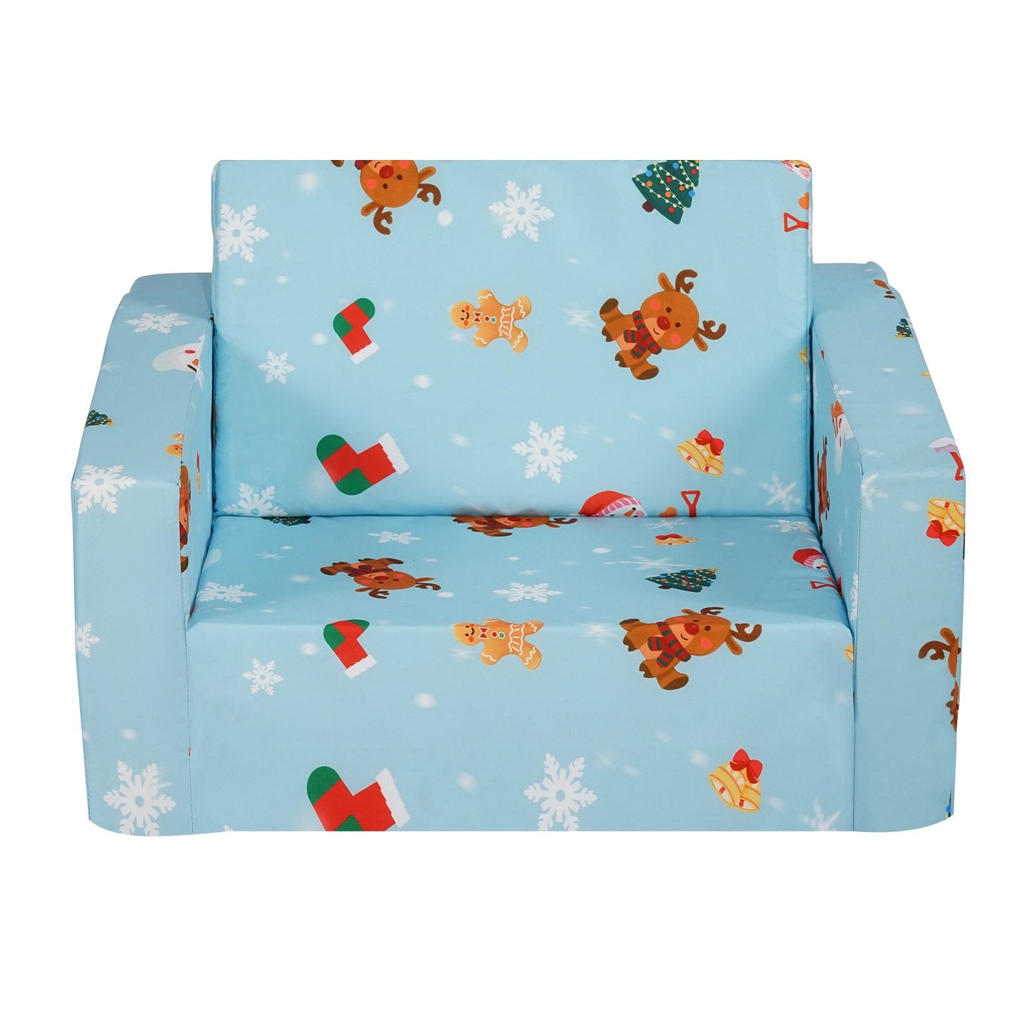 Babystol Hopfällbar 2-i-1 Baby Lounger Soffa Tecknad Barnsoffa Rosa