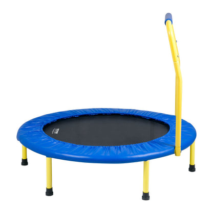3FT-Trampolin für Kinder, 36" Indoor-/Outdoor-Trampolin für Kleinkinder, faltbares Mini-Trampolin mit Schaumstoffgriff, Geburtstagsgeschenk für Freizeittrampolin für Kinder ab 3 Jahren