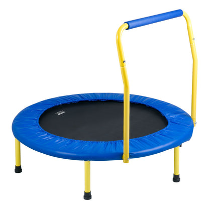 3FT-Trampolin für Kinder, 36" Indoor-/Outdoor-Trampolin für Kleinkinder, faltbares Mini-Trampolin mit Schaumstoffgriff, Geburtstagsgeschenk für Freizeittrampolin für Kinder ab 3 Jahren