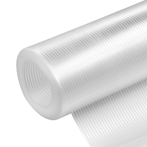 Drawer and Shelf Liner for Kitchen Cabinet, Non-Adhesive Non-Slip Thick Refrigerator Liners, Waterproof Shelf Paper, Cupboard Bathroom Drawer Mats, EVA Fridge Lining for Shelves, Clear, 23 FT