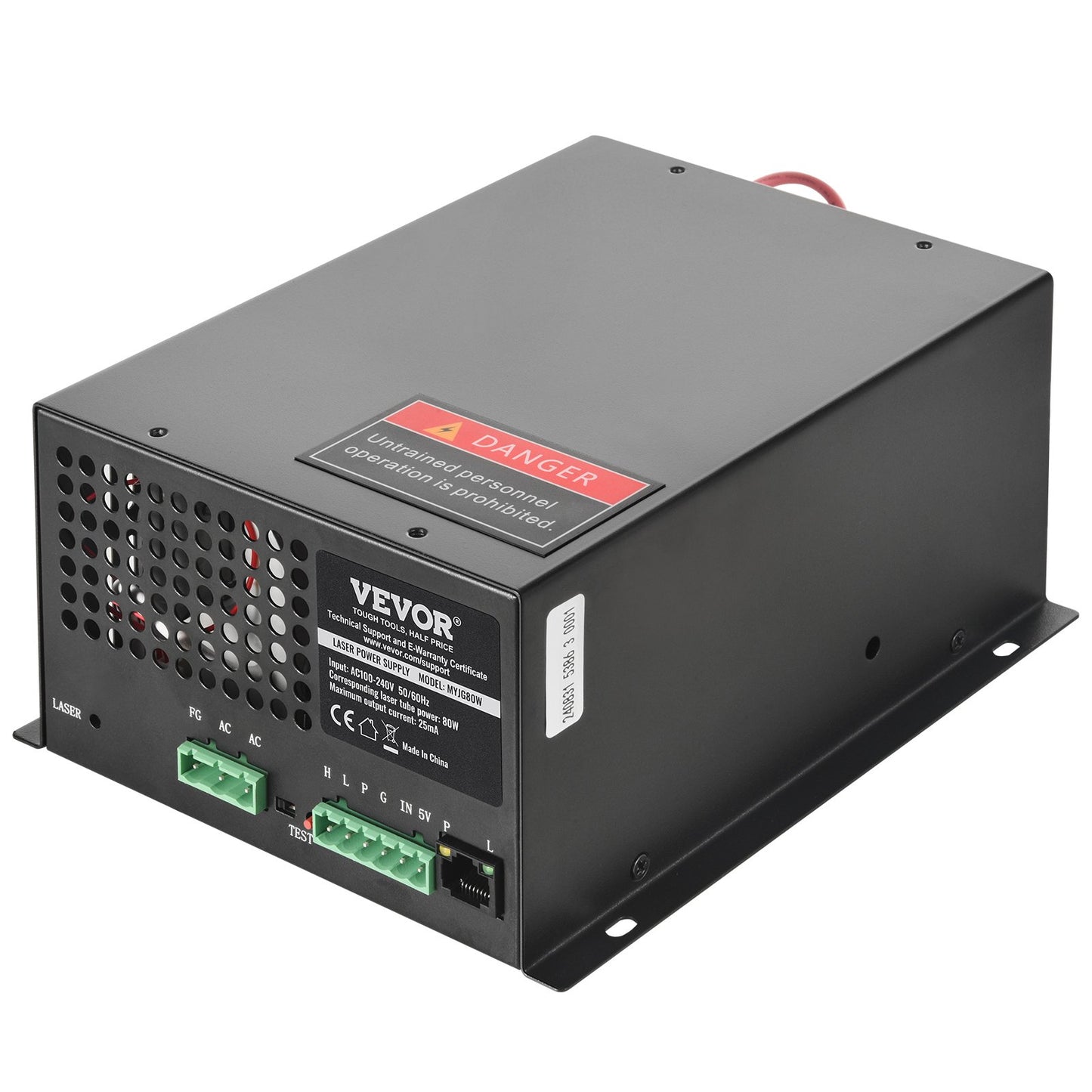 CO2 Laser Power Supply for 80W Laser Tube Laser Engravers and Cutters