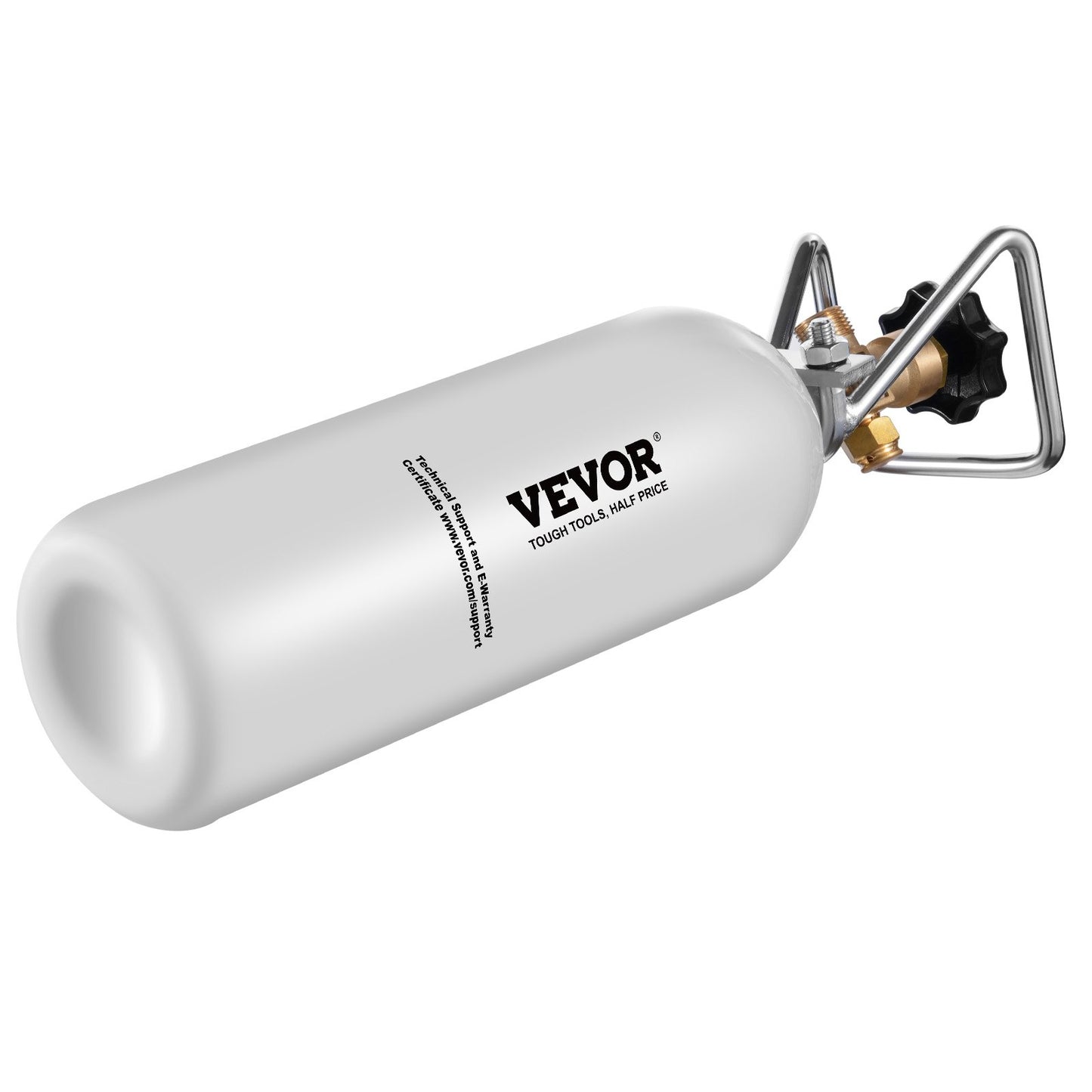 CO2 Tank 4.41 lbs Aluminum Alloy Cylinder with DIN477 Valve TUV Approved