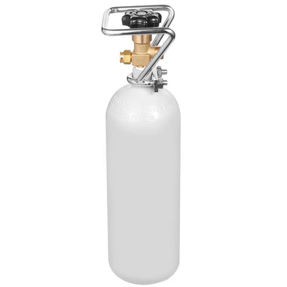 CO2 Tank 4.41 lbs Aluminum Alloy Cylinder with DIN477 Valve TUV Approved