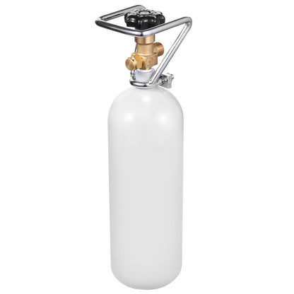 CO2 Tank 4.41 lbs Aluminum Alloy Cylinder with DIN477 Valve TUV Approved