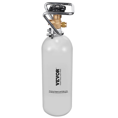 CO2 Tank 4.41 lbs Aluminum Alloy Cylinder with DIN477 Valve TUV Approved