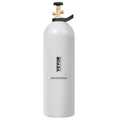 CO2 Tank, 20 lbs New Aluminum Alloy Cylinder, CO2 Air Tank with Spray Coating, CGA320 Valve, Handle & Adjustable Pressure, DOT & TC Approved Cylinder for Draft Beer Dispensing and Soda Maker