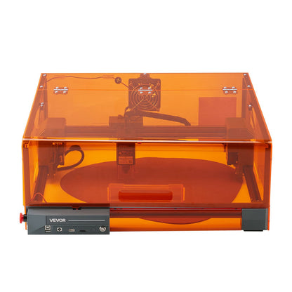 Laser Engraver, 10W, Laser Engraving and Cutting Machine with Enclosure, Laser Cutter Engraver Machine, 11.8 x 11.8 in Working Area, 7000 mm/min, for Wood, Leather, Glass, Certain Metal, Class 1