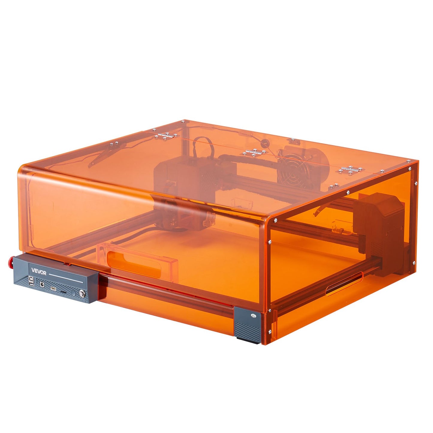 Laser Engraver, 20W, Laser Engraving and Cutting Machine with Enclosure, Laser Cutter Engraver Machine, 7000 mm/min, 11.8 x 11.8 in Working Area, for Wood, Leather, Glass, Certain Metal, Class 1