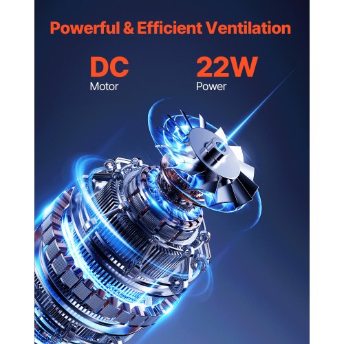 RV Ventil ceiling fan 14 inch 10-speed reversible with remote control