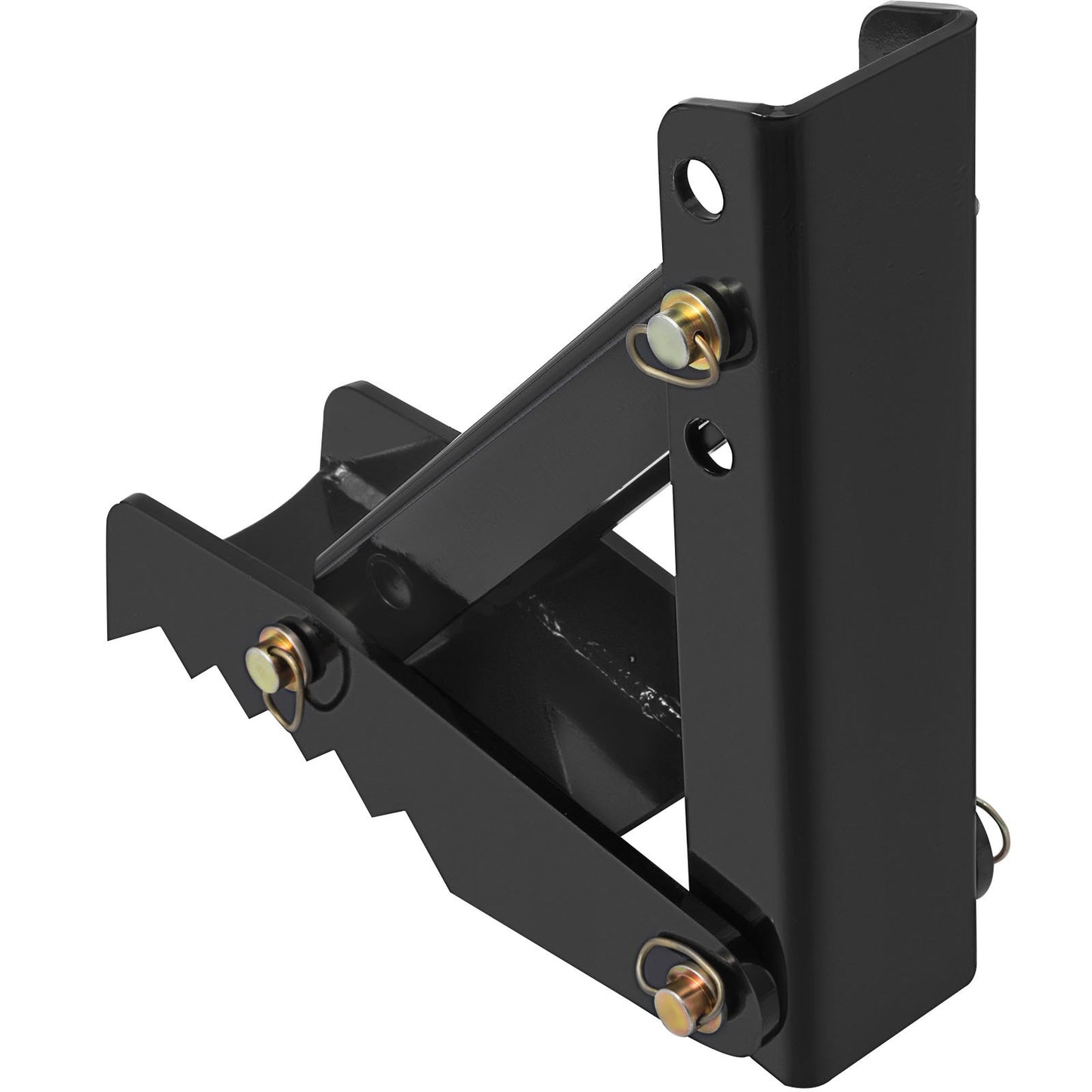 18-Zoll-Baggerschaufel-Daumen, 1/2-Zoll-Zahndicke, Hochleistungs-Baggerdaumen, geschweißter Daumenaufsatz aus schwarzem Stahl mit 12-mm-Anschraubdesign, verstellbarer mechanischer Daumen für Bagger/Baggerlader