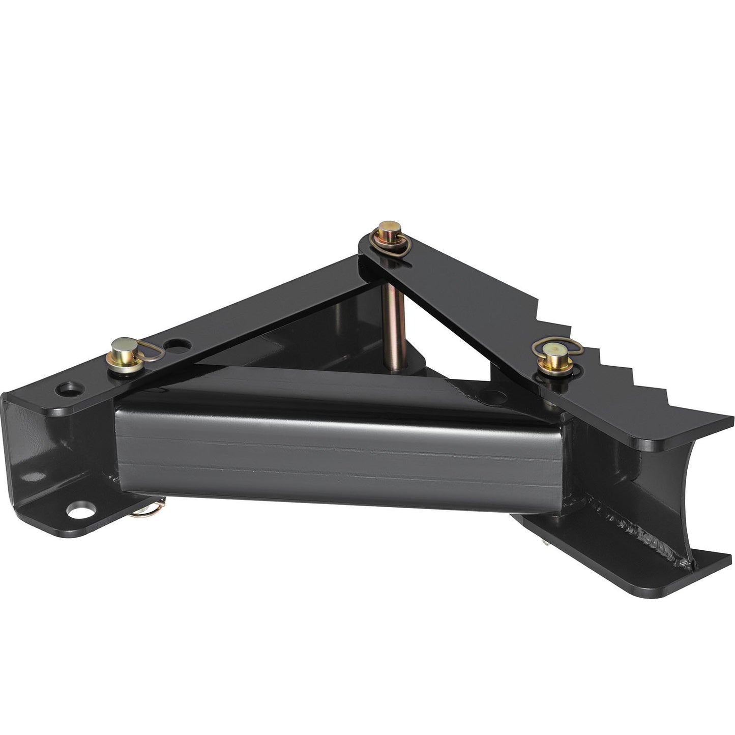 18-Zoll-Baggerschaufel-Daumen, 1/2-Zoll-Zahndicke, Hochleistungs-Baggerdaumen, geschweißter Daumenaufsatz aus schwarzem Stahl mit 12-mm-Anschraubdesign, verstellbarer mechanischer Daumen für Bagger/Baggerlader