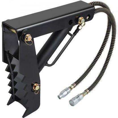 Hydraulic Backhoe Thumb, 18 inch 1/2" Thickness Heavy Duty Excavator Thumb, Black Steel Weld On Thumb Attachments with Hydraulic Cylinder, Mechanical Hydraulic Thumb for Backhoe/Excavator