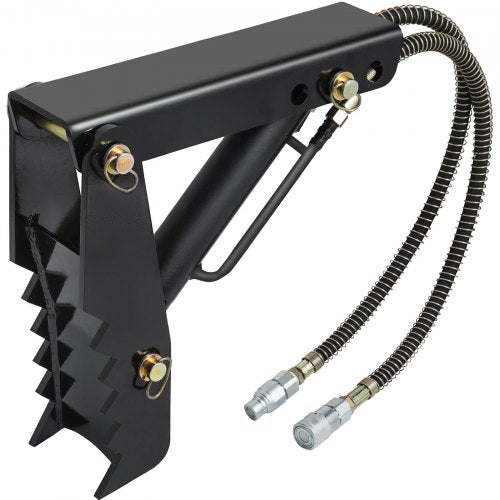 Hydraulic Backhoe Thumb, 18 inch 1/2" Thickness Heavy Duty Excavator Thumb, Black Steel Weld On Thumb Attachments with Hydraulic Cylinder, Mechanical Hydraulic Thumb for Backhoe/Excavator