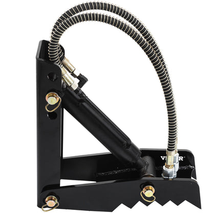 Hydraulikbagger-Daumen, 18 Zoll 1/2 Zoll dicker Hochleistungs-Bagger-Daumen, schwarzer Stahlschweiß-Daumenaufsatz mit Hydraulikzylinder, mechanischer Hydraulik-Daumen für Bagger/Baggerlader