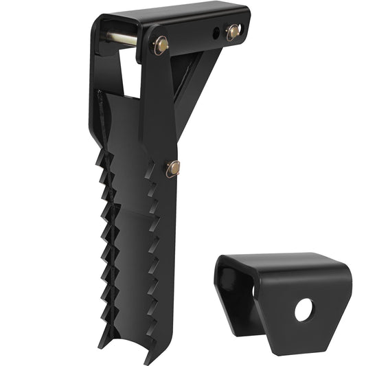 Excavator Thumb Attachment, 36 Inch Adjustable Extreme Welding On Excavator Thumb Claw Clamp 1/2 Inch Teeth Thick Steel Plate 16 MM Mounting Bolt-On Design