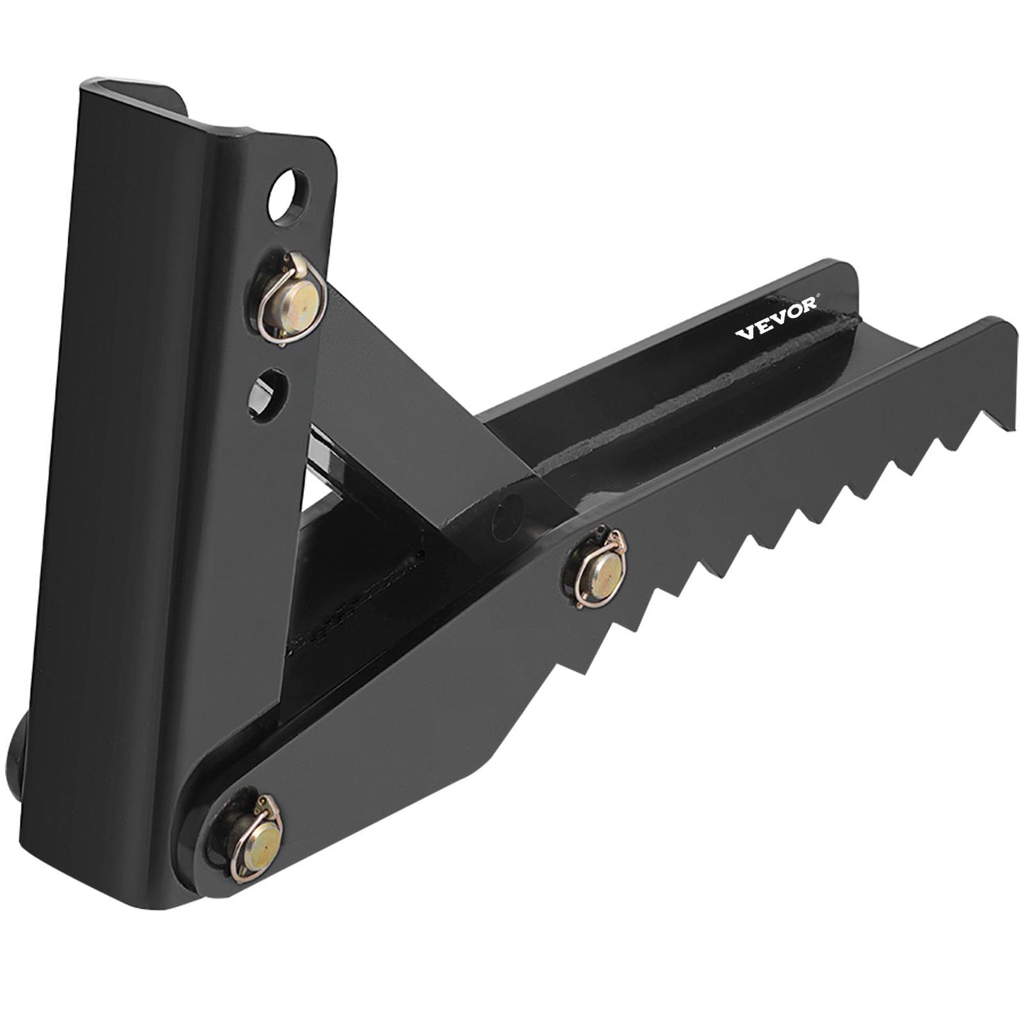 Excavator Thumb Attachment, 36 Inch Adjustable Extreme Welding On Excavator Thumb Claw Clamp 1/2 Inch Teeth Thick Steel Plate 16 MM Mounting Bolt-On Design