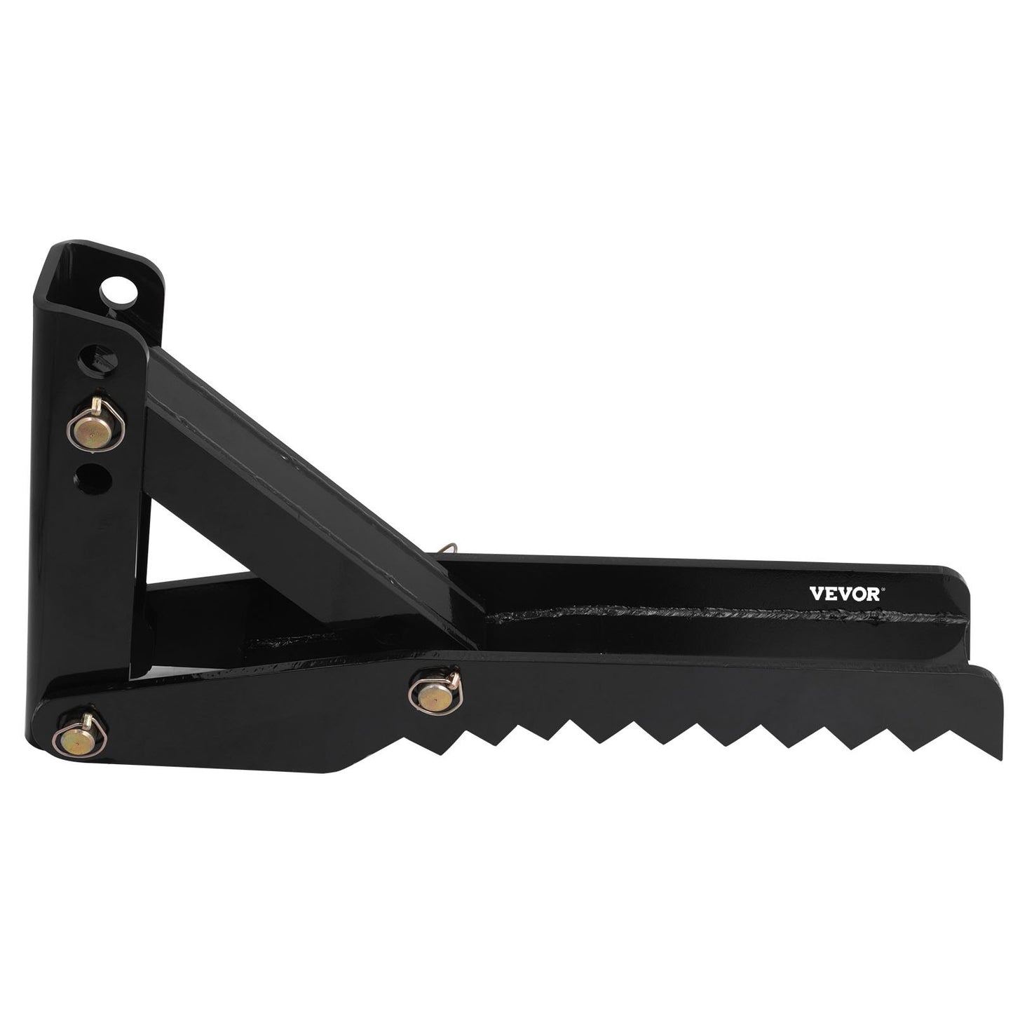 Excavator Thumb Attachment, 36 Inch Adjustable Extreme Welding On Excavator Thumb Claw Clamp 1/2 Inch Teeth Thick Steel Plate 16 MM Mounting Bolt-On Design