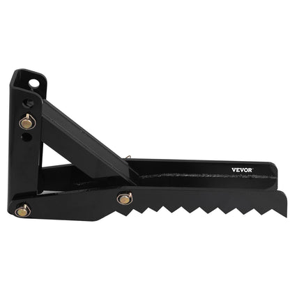 Excavator Thumb Attachment, 36 Inch Adjustable Extreme Welding On Excavator Thumb Claw Clamp 1/2 Inch Teeth Thick Steel Plate 16 MM Mounting Bolt-On Design