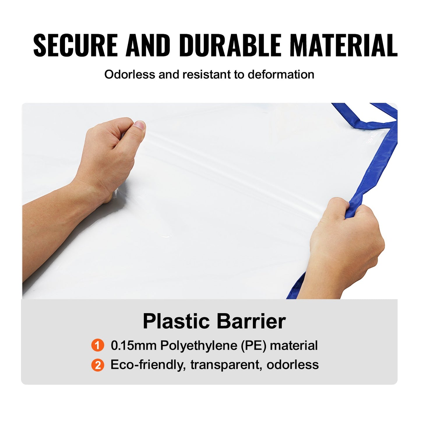 Dust Barrier, 7.5 x 4 ft Dust Barrier Door Kit, with Magnetic Self-Closing Zipper, PE Construction Door Protector for Dust Containment, Reusable Dust Barrier Wall for Bathroom Renovation Living Room