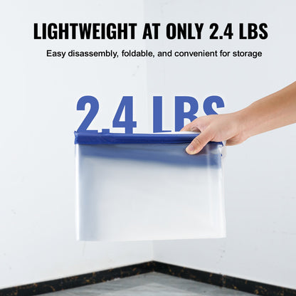 Dust Barrier, 7.5 x 4 ft Dust Barrier Door Kit, with Magnetic Self-Closing Zipper, PE Construction Door Protector for Dust Containment, Reusable Dust Barrier Wall for Bathroom Renovation Living Room