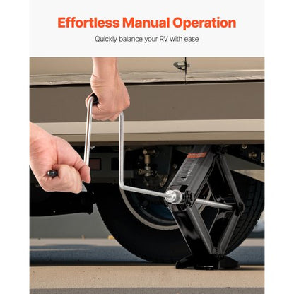 Saxdomkrafter för husbilar 9000lbs 23,4 tum Stabilisator för husbilar Nivellerande Saxdomkrafter 4-set |  EU