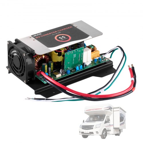 WF-8955-AD-MBA RV Power Converter, 55 Amp, DC Main Board Assembly Replacement Unit, Multi-Stage Smart Charge for Lithium Lead Acid Battery, for WF-8955, WF-8955-AD, and Parallax 7145 7155 Series