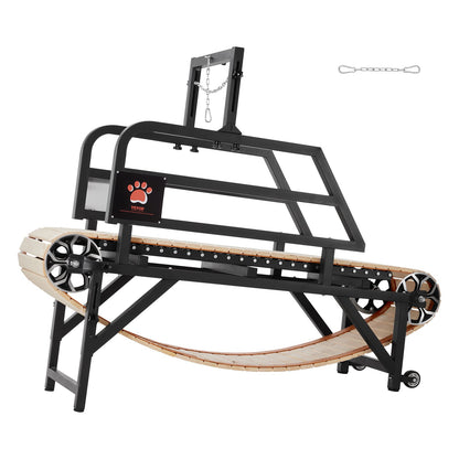 Löpband för hundar för medelstora hundar upp till 220 lbs inomhus löparmaskin för husdjur