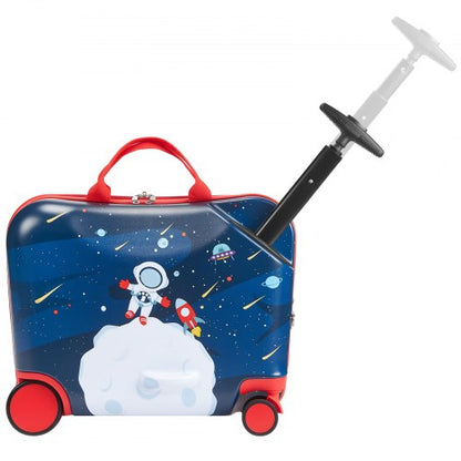 Resväska för barn med hjul, 18 tums lättviktig skoterväska