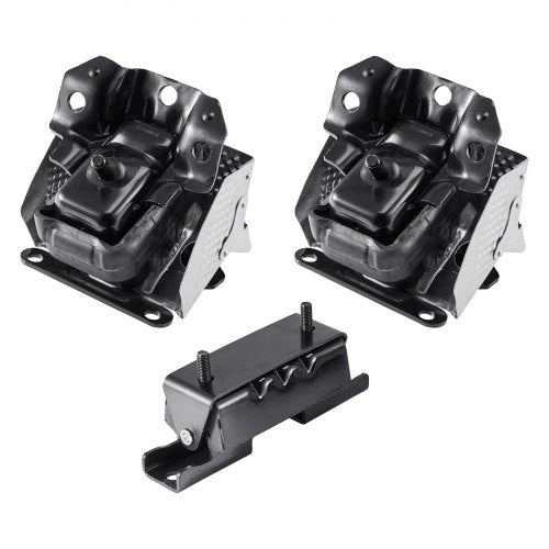 Engine and Transmission Motor Mount Kit Replacement, Set of 3, Compatible with 2007–2013 Chevrolet Silverado 1500 5.3L V8, Replace OE# A5365, A5365, A2638, Secure Support
